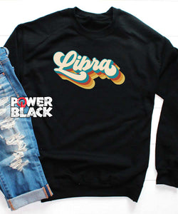 Retro Libra Zodiac Sweatshirt