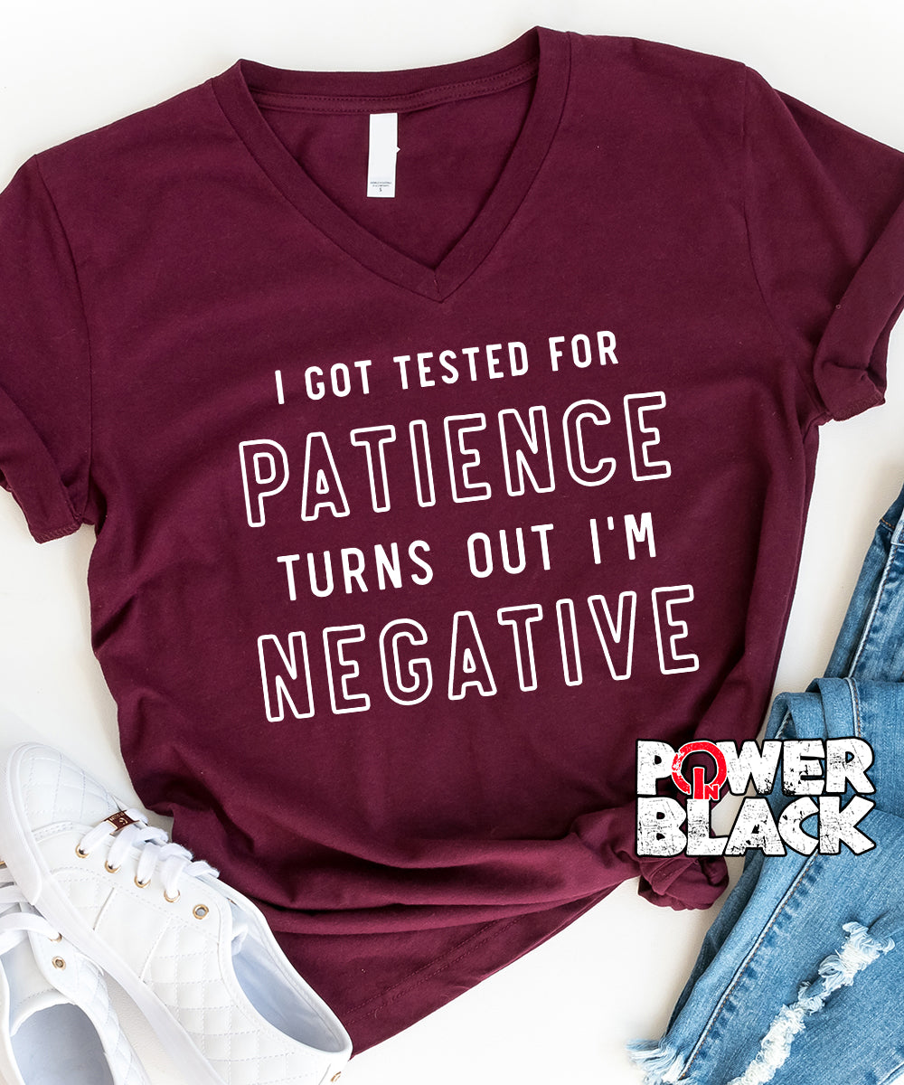 Negative Patience  - FINAL SALE - NO EXCHANGES