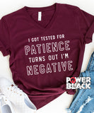 Negative Patience