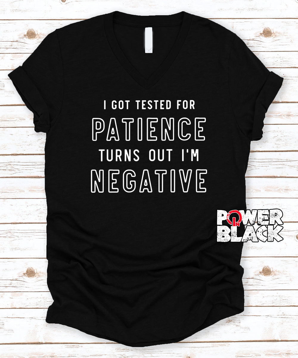 Negative Patience  - FINAL SALE - NO EXCHANGES