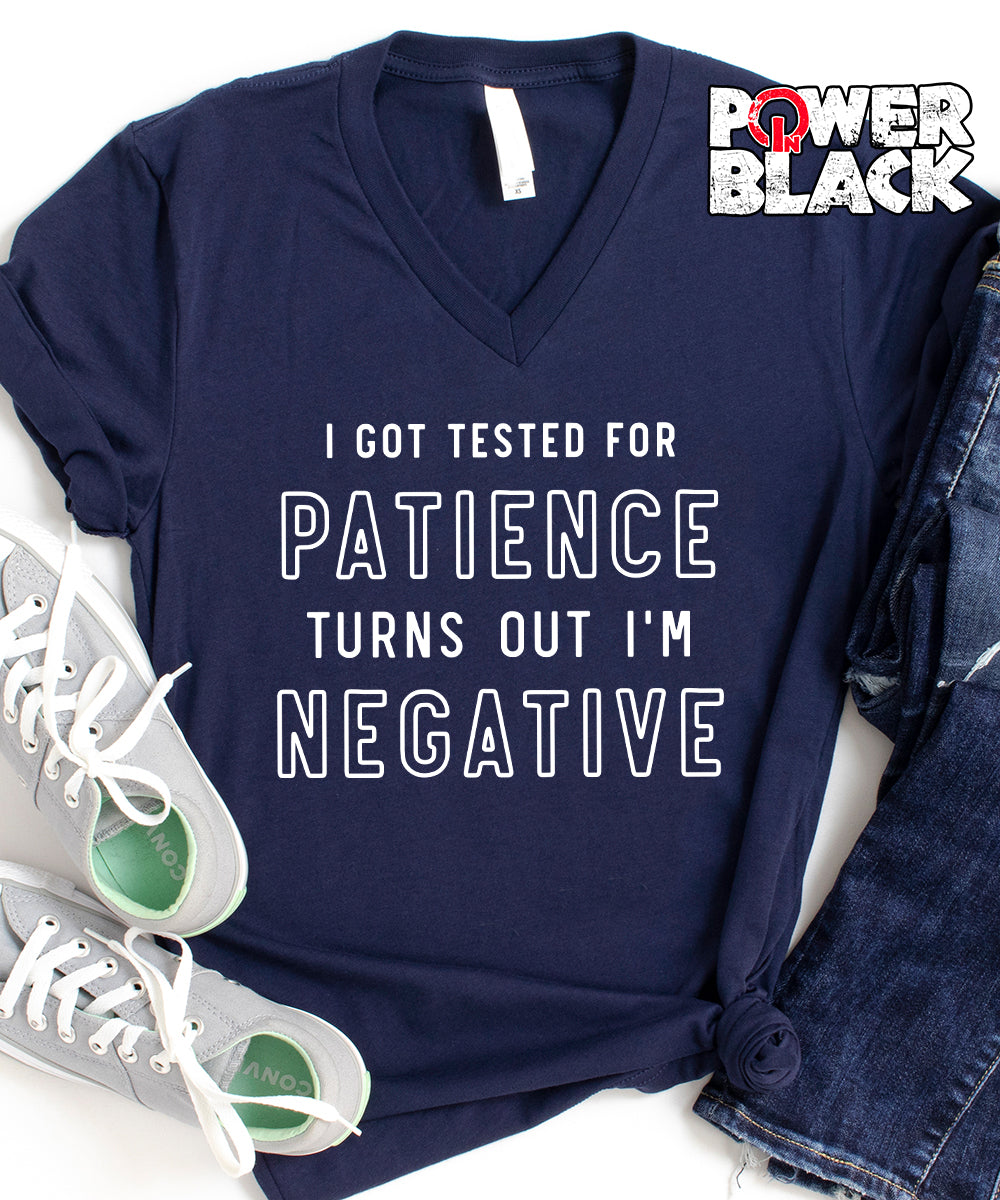 Negative Patience  - FINAL SALE - NO EXCHANGES