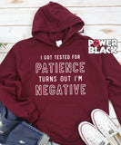 Negative Patience Hoodie