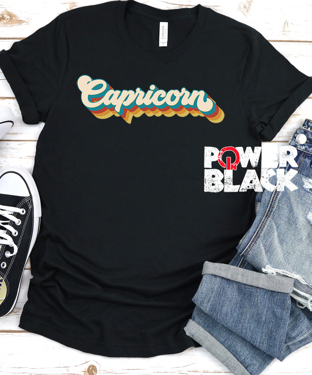 Retro Capricorn Zodiac Shirt