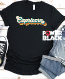 Retro Capricorn Zodiac Shirt