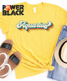 Retro Aquarius Zodiac Shirt