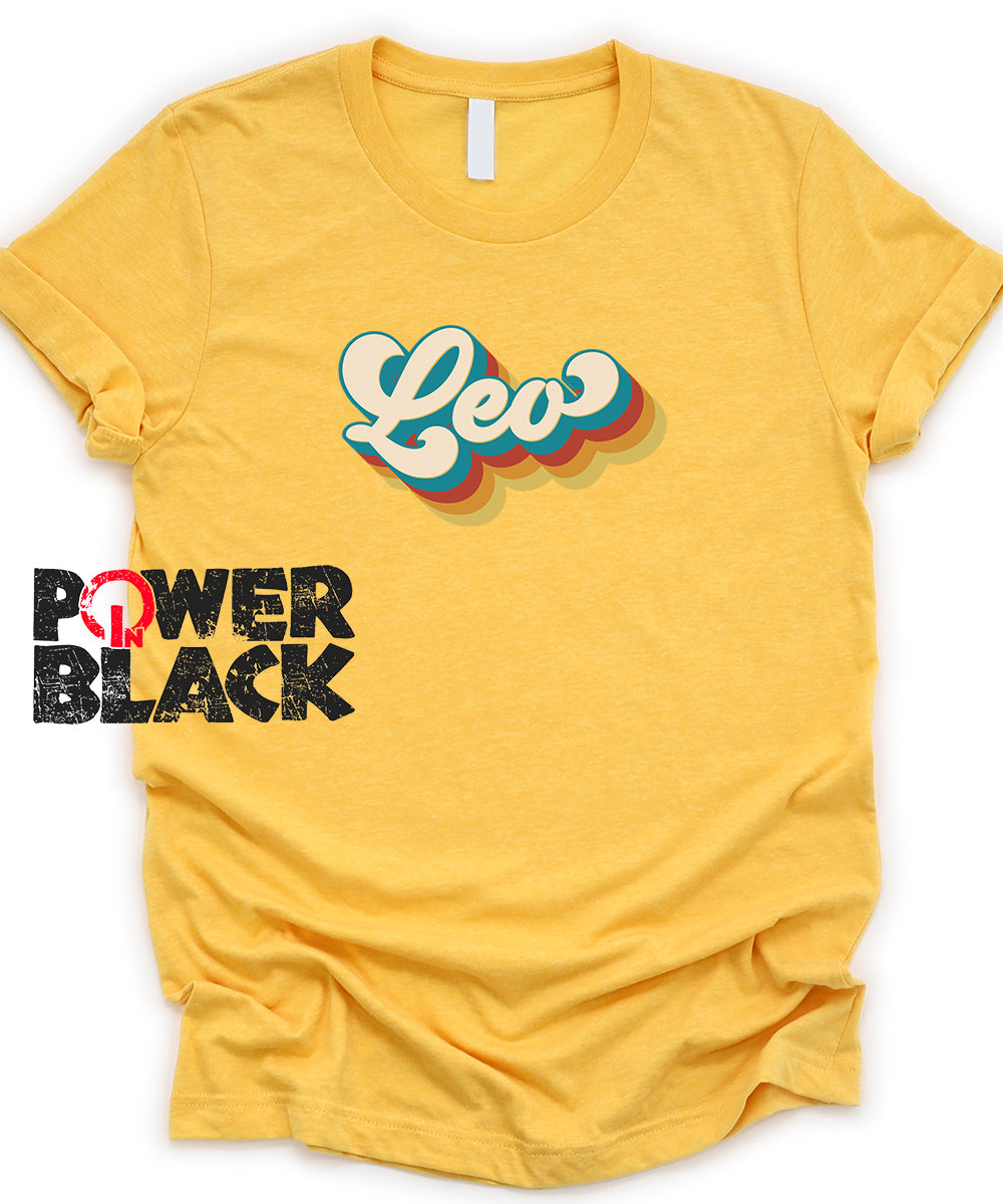 Retro Leo Zodiac Shirt