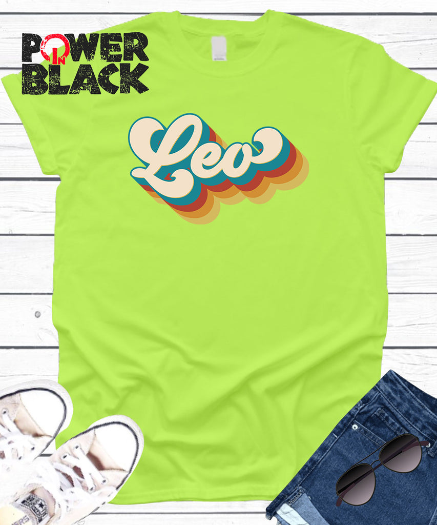 Retro Leo Zodiac Shirt