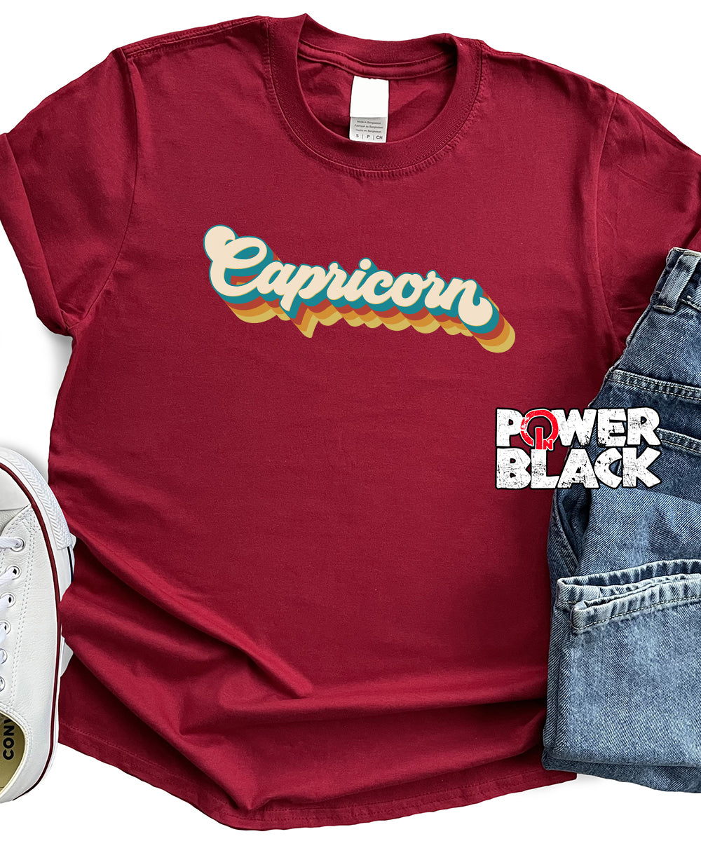 Retro Capricorn Zodiac Shirt