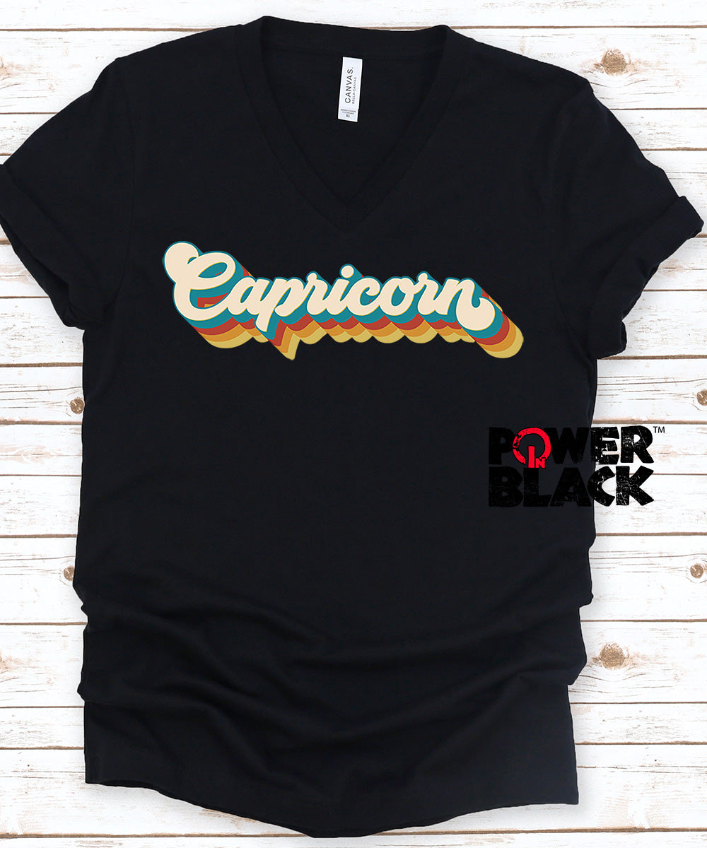 Retro Capricorn Zodiac Shirt