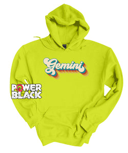 Retro Gemini Zodiac Hoodie