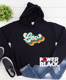 Retro Leo Zodiac Hoodie