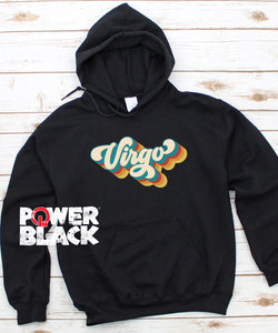 Retro Virgo Zodiac Hoodie