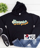 Retro Scorpio Zodiac Hoodie