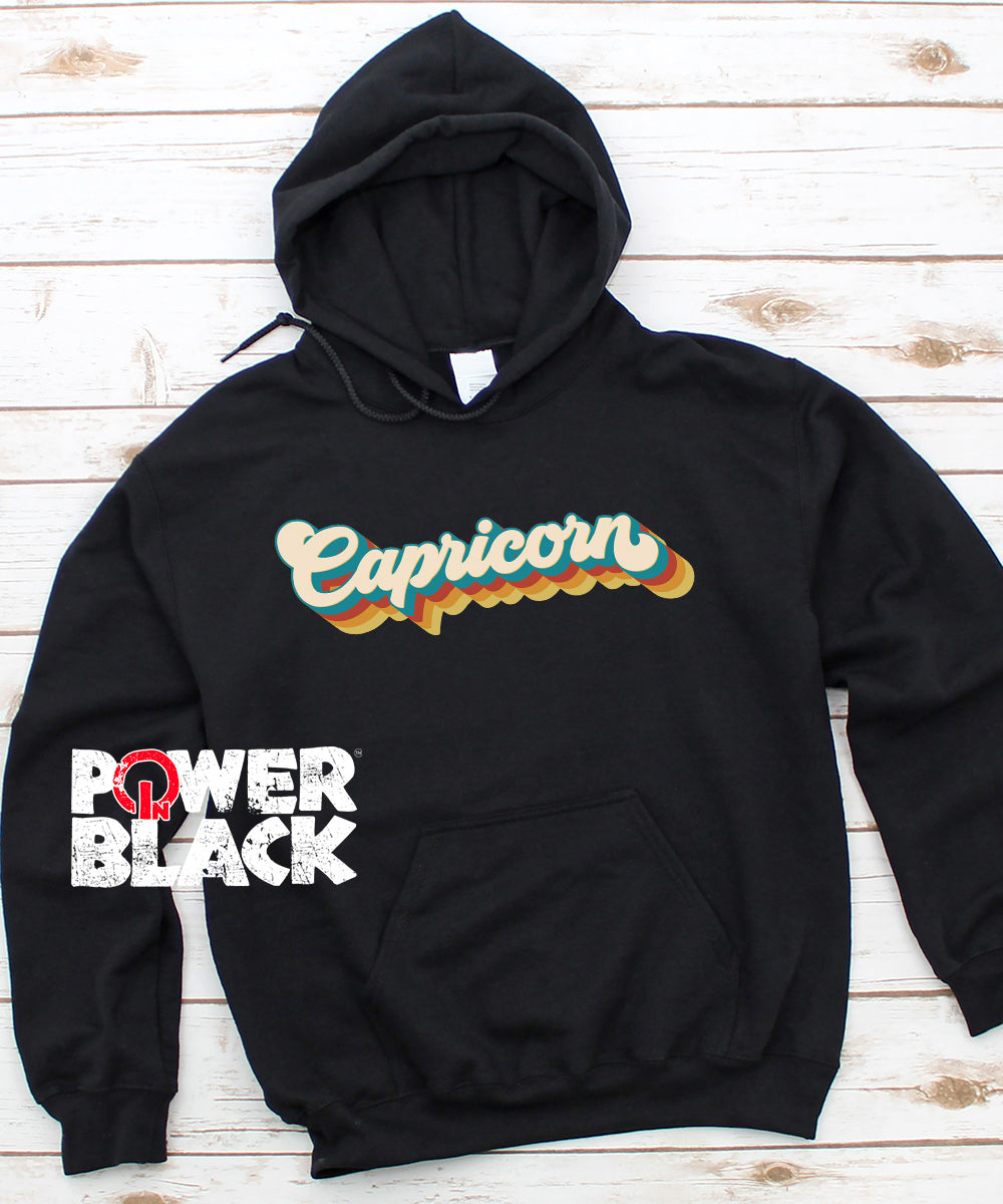 Retro Capricorn Zodiac Hoodie