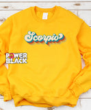 Retro Scorpio Zodiac Sweatshirt