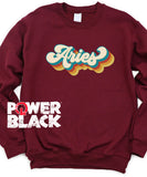 Retro Aries Zodiac Sweatshirt