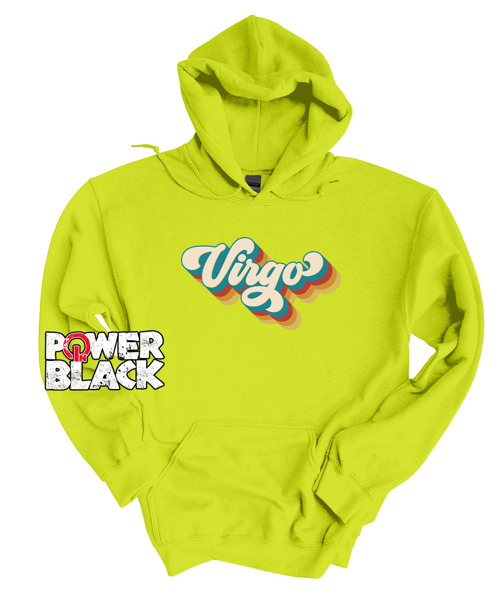 Retro Virgo Zodiac Hoodie