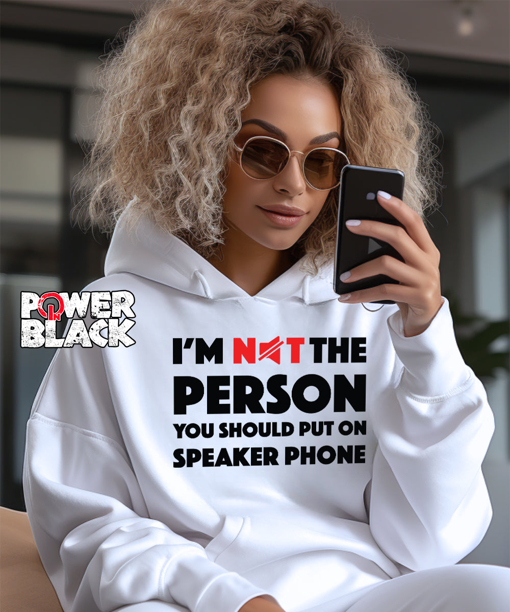 Speaker Phone Hoodie