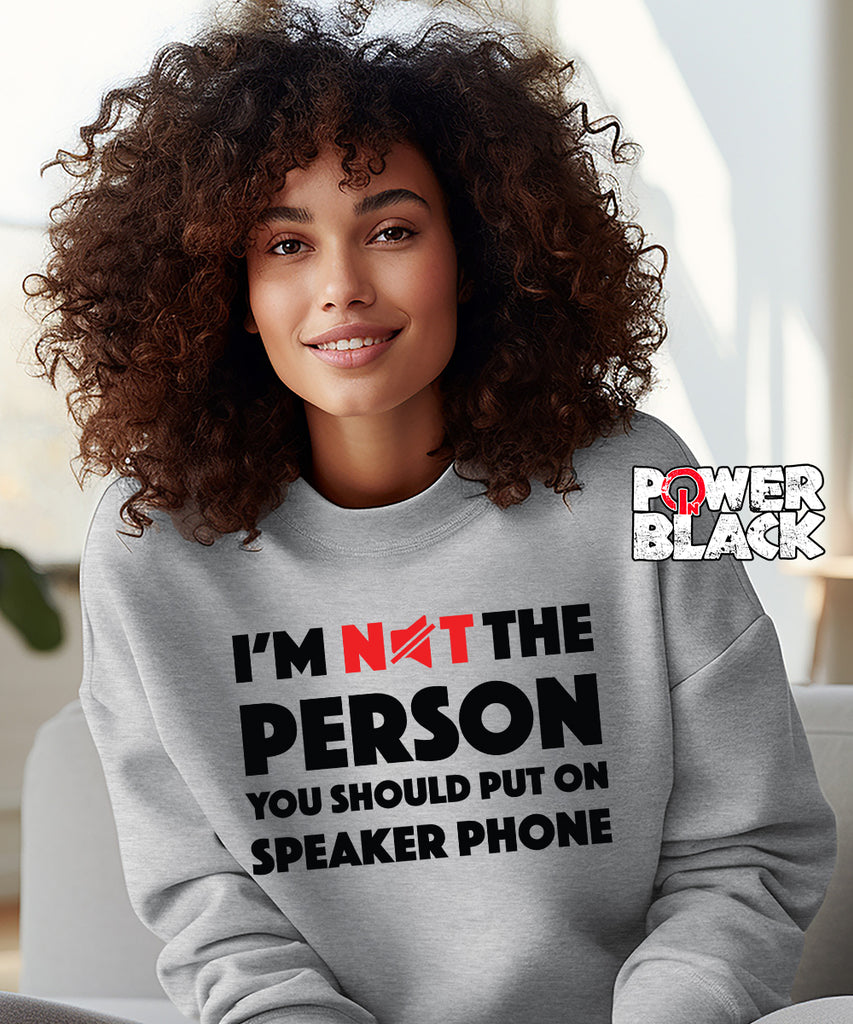 Speaker Phone Sweatshirt