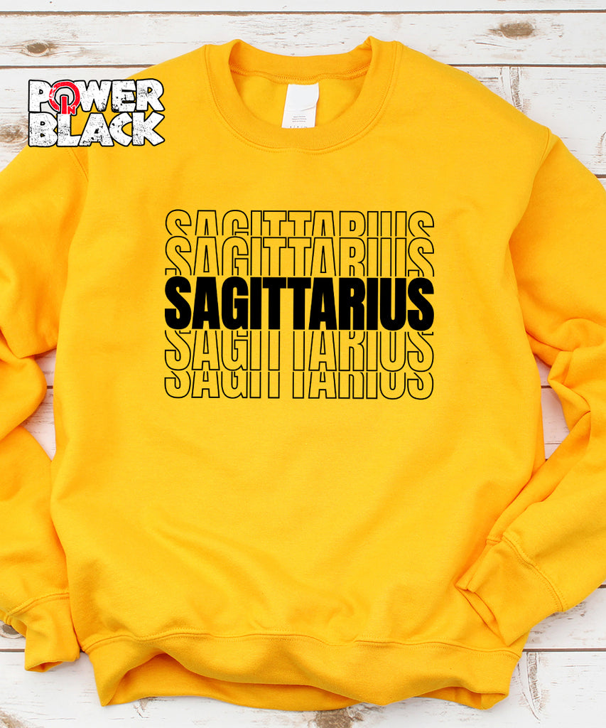 Stacked Sagittarius Zodiac Sweatshirt