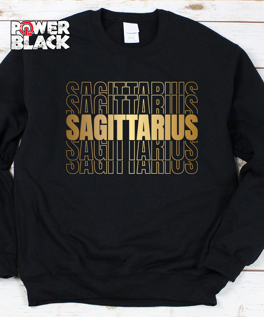Stacked Sagittarius Zodiac Sweatshirt