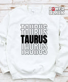 Stacked Taurus Zodiac Sweatshirt