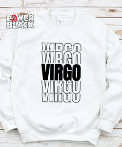 Stacked Virgo Zodiac Sweatshirt