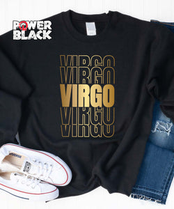 Stacked Virgo Zodiac Sweatshirt