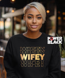 Stacked Wifey Sweatshirt