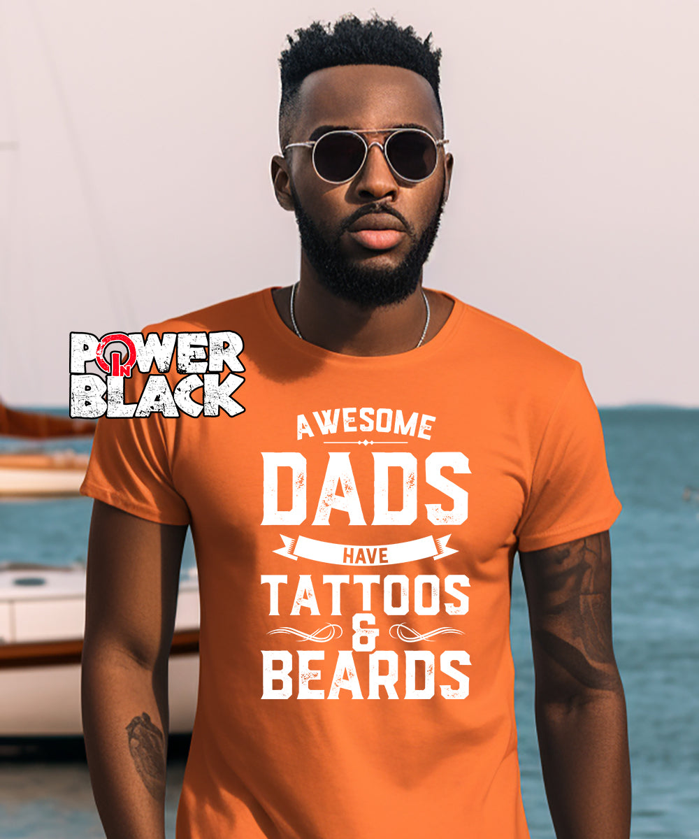 Tattoos & Beards (Distressed Design)