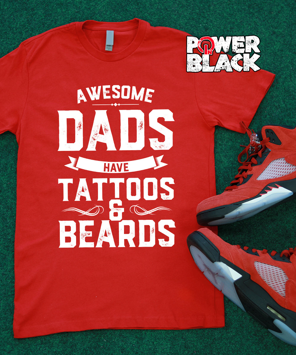 Tattoos & Beards (Distressed Design)