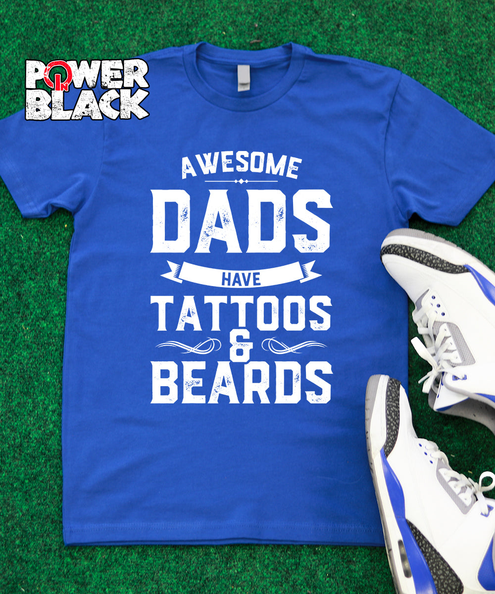 Tattoos & Beards (Distressed Design)