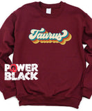 Retro Taurus Zodiac Sweatshirt