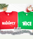 The Naughty One and The Nice One Sweatshirt Set