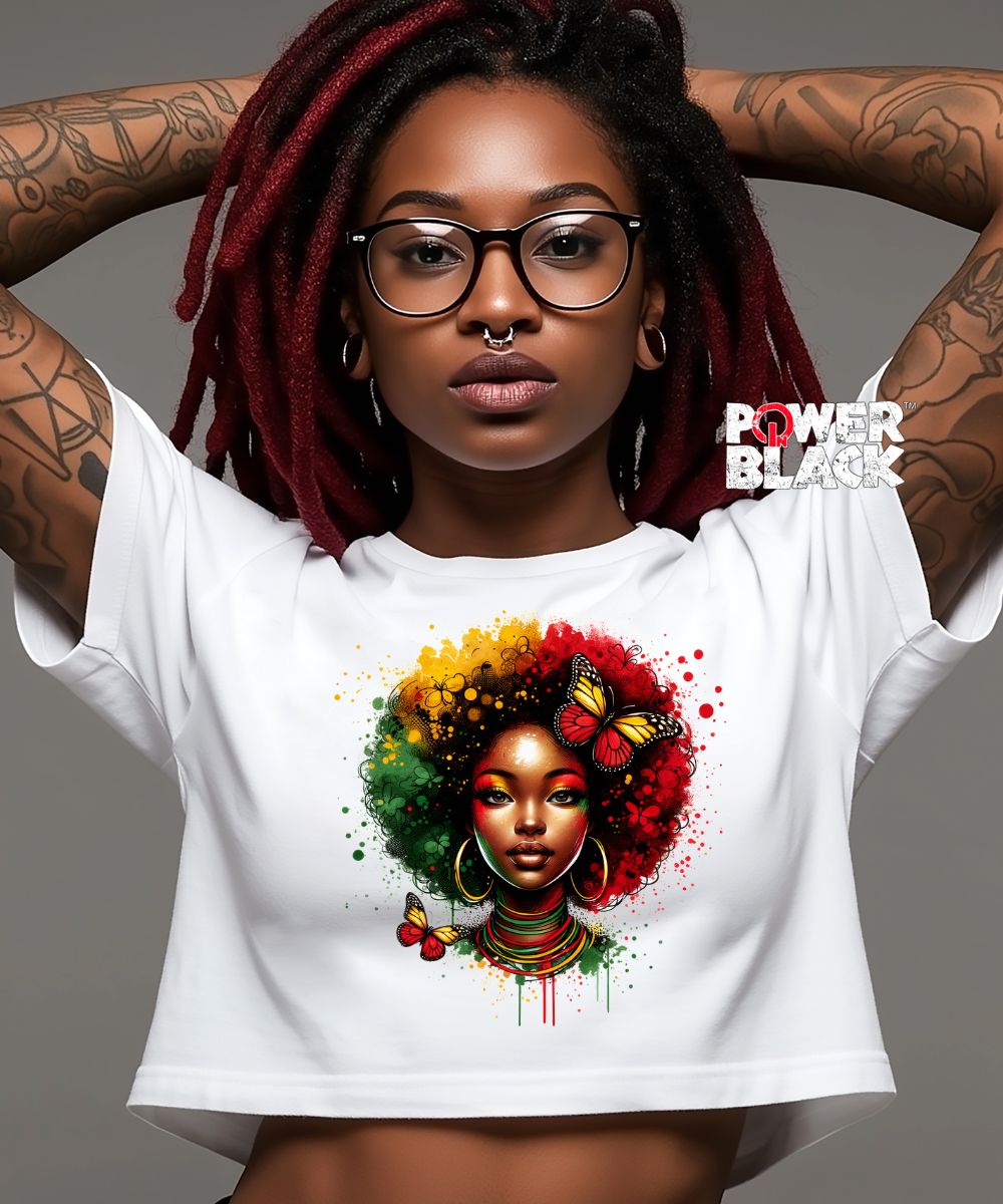 Afro Queen Crop Top