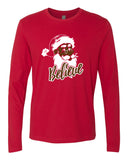 Black Santa Long Sleeve