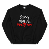 Curvy Hips & Pretty Lips Sweatshirt