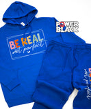 Be Real Not Perfect Hoodie Jogger Set