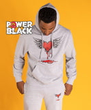 Bleeding Heart Hoodie Jogger Set