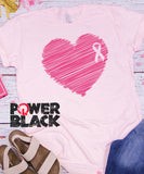 Breast Cancer Heart Ribbon