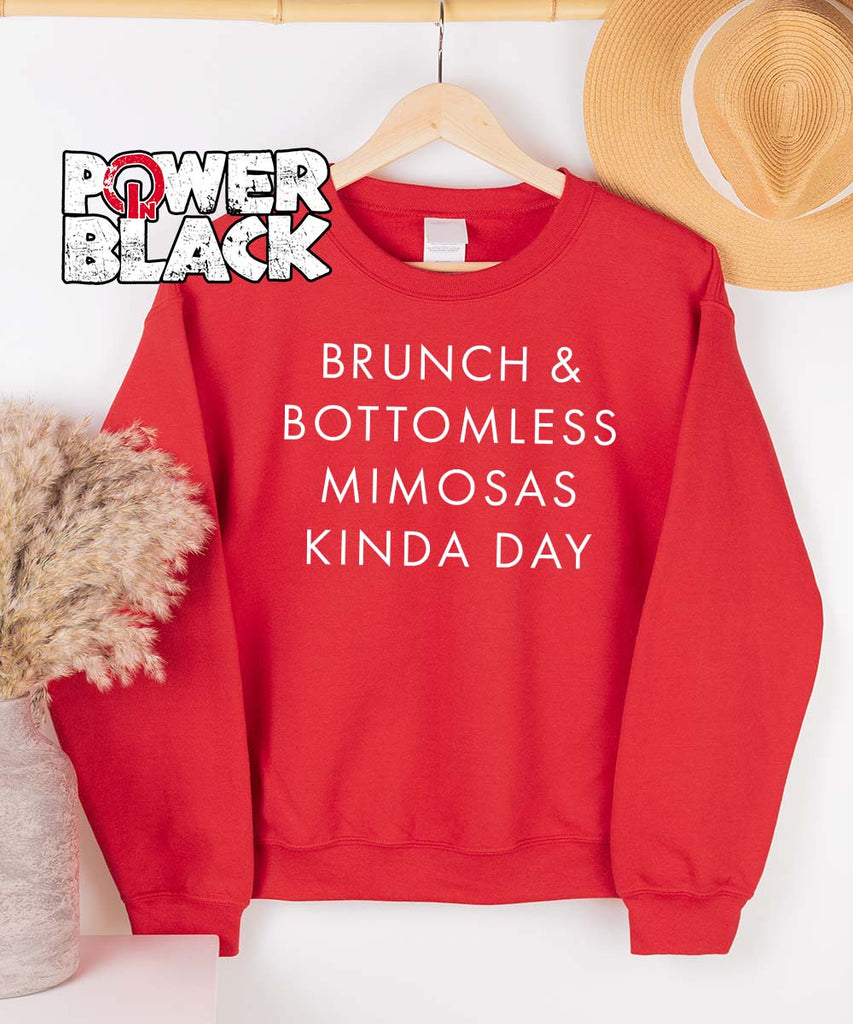 Brunch & Mimosas Kinda Day Sweatshirt