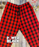 Adult Buffalo Plaid Pajama Pants with Pockets