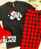 Christmas Mr. Buffalo Plaid Pajama Set