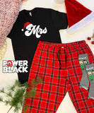 Christmas Mrs. Plaid Pajama Set