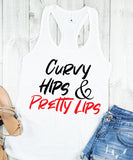 Curvy Hips & Pretty Lips Tank