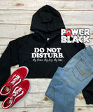 Crop Hoodie - Do Not Disturb