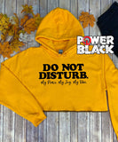 Crop Hoodie - Do Not Disturb