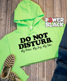 Crop Hoodie - Do Not Disturb