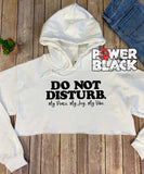 Crop Hoodie - Do Not Disturb