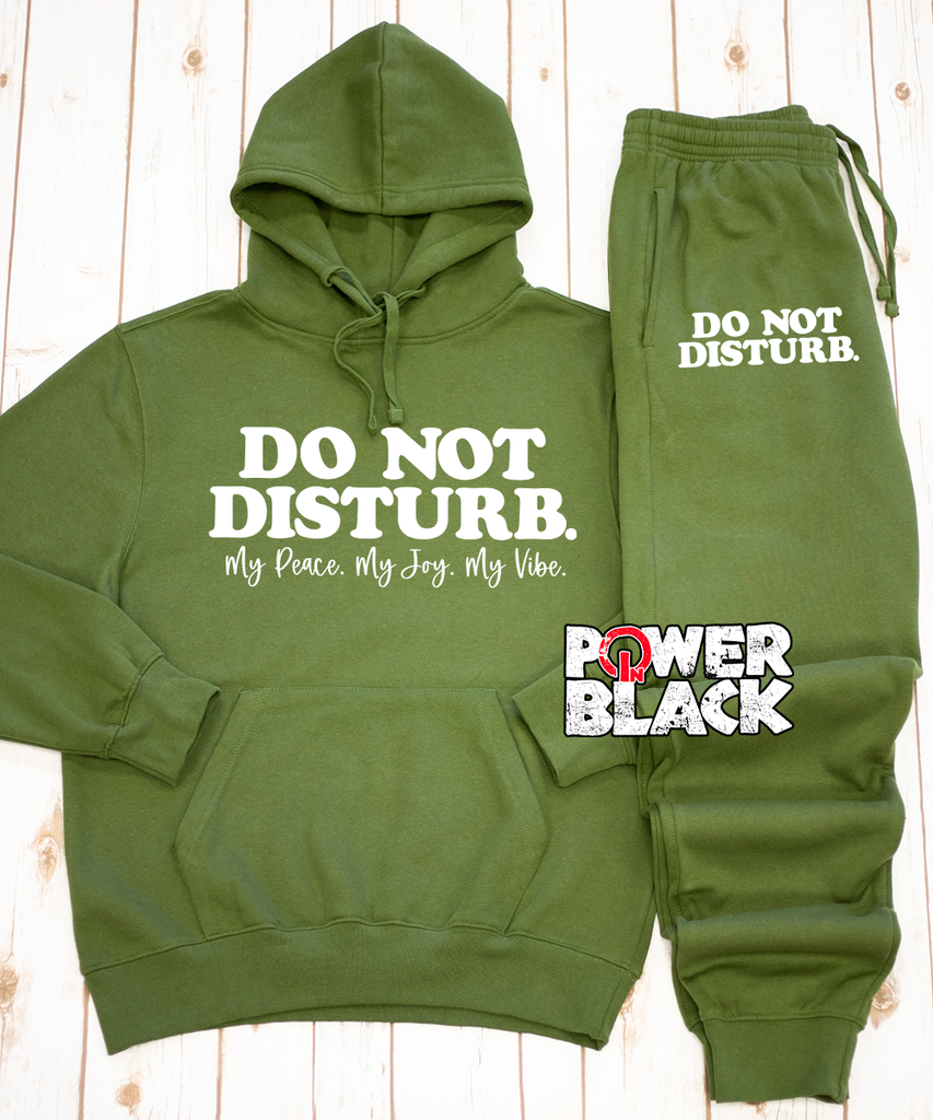 Do Not Disturb Limited Edition Hoodie Jogger Set